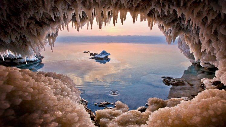 Salt water of Dead Sea