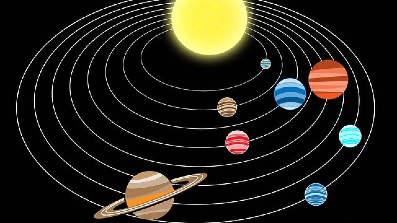 sun and nine planets
