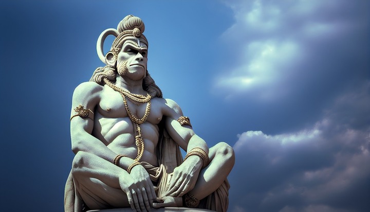 Placement of Hanuman Idol